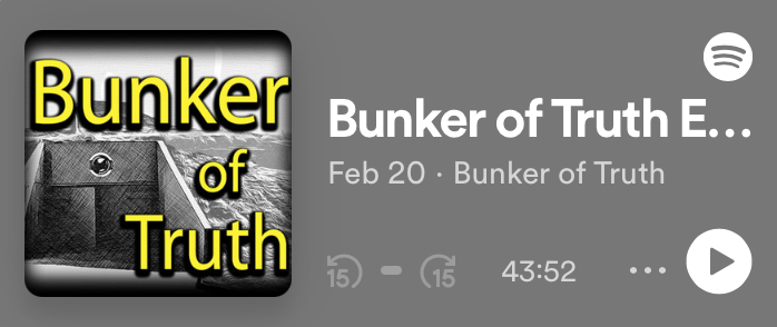 Bunker of Truth podcast with Mrs. Raines