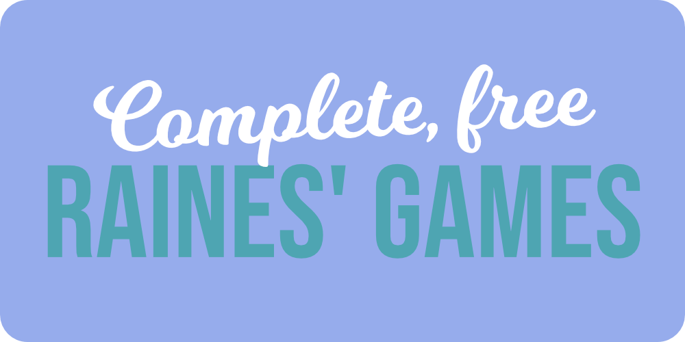 complete free Raines' games banner