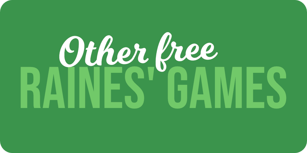 Brain teaser games coming soon. other free Raines' games card heading tile