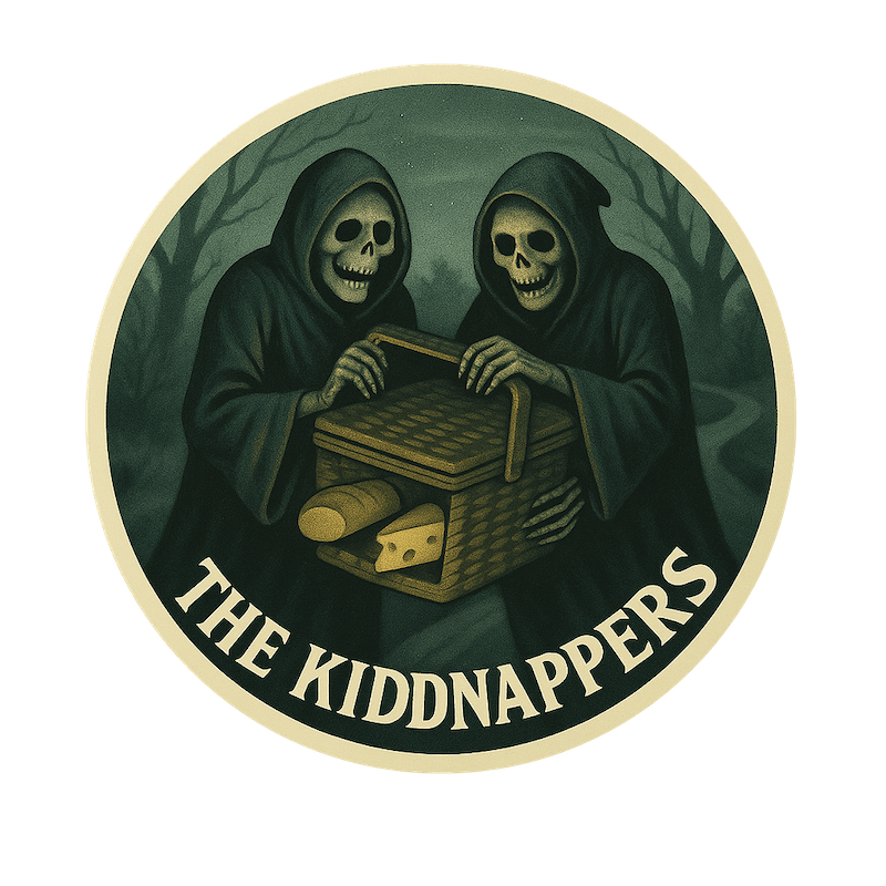 Milford CT Kiddnappers ghost pirate story sticker badge