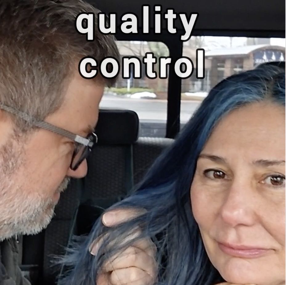 Husband Reacts to Blue Hair sniff tests