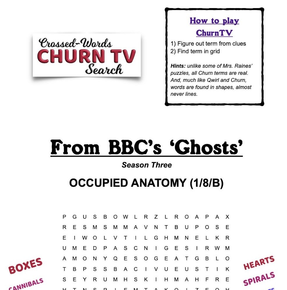 Occupied Anatomy Churn free puzzle