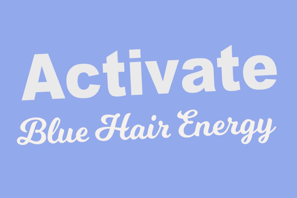 activate blue hair energy card