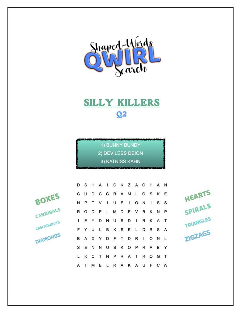 Silly Killers free puzzle